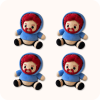 CaseOh Plushie 4PCS
